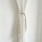 CouldNook Macrame Curtain Tieback - Window Drapery Accent