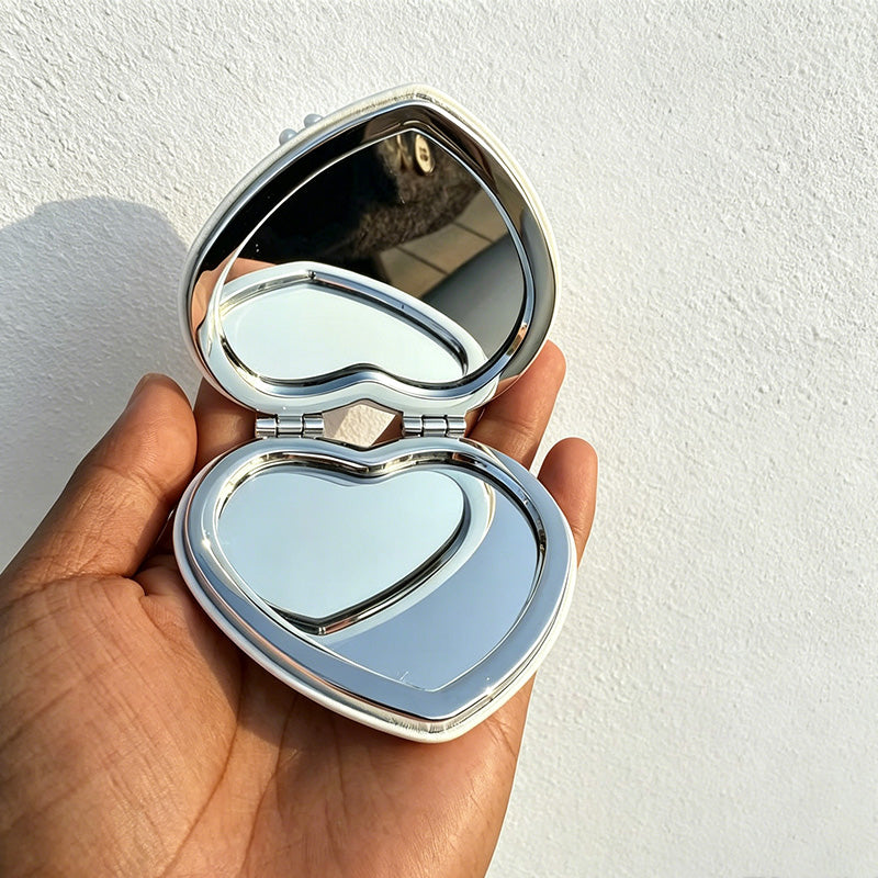 CouldNook Textured Traditional Mirror - Dual Sided Magnifying Decor