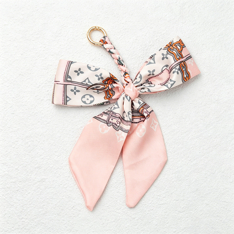 CouldNook Patterned Bow Bag Charm - Giftable Bag Accent