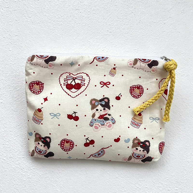 CouldNook Canvas Zipper Pouch - Small Storage Accent