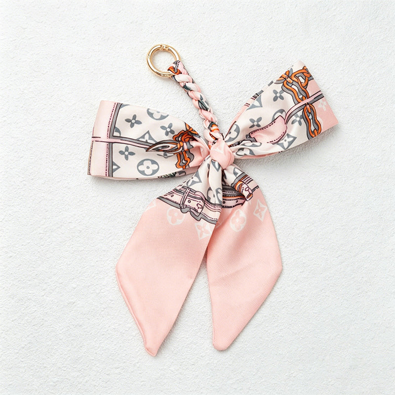 CouldNook Red Series Bow Bag Charm - Soft Bag Accent