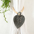CouldNook Macrame Curtain Tieback - Window Drapery Accent