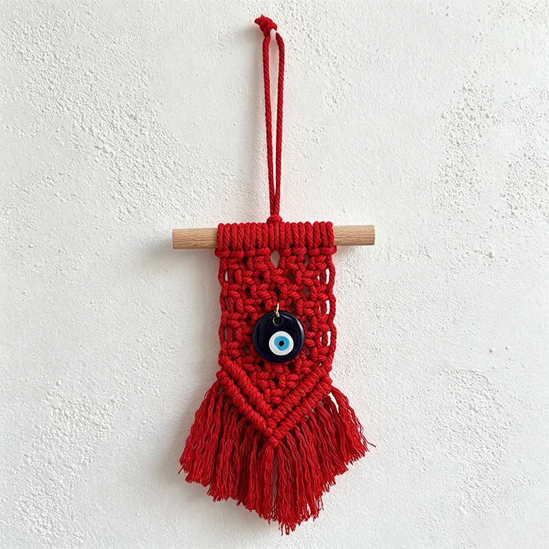 CouldNook Macrame Evil Eye Wall Hanging - Boho Wall Decor