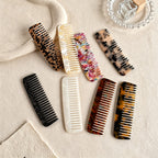 CouldNook Shell Shape Tortoiseshell Pocket Comb - Easy Storage Accent