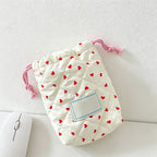 CouldNook Mini Heart Quilted Pouch - Accessory Organizer Bag