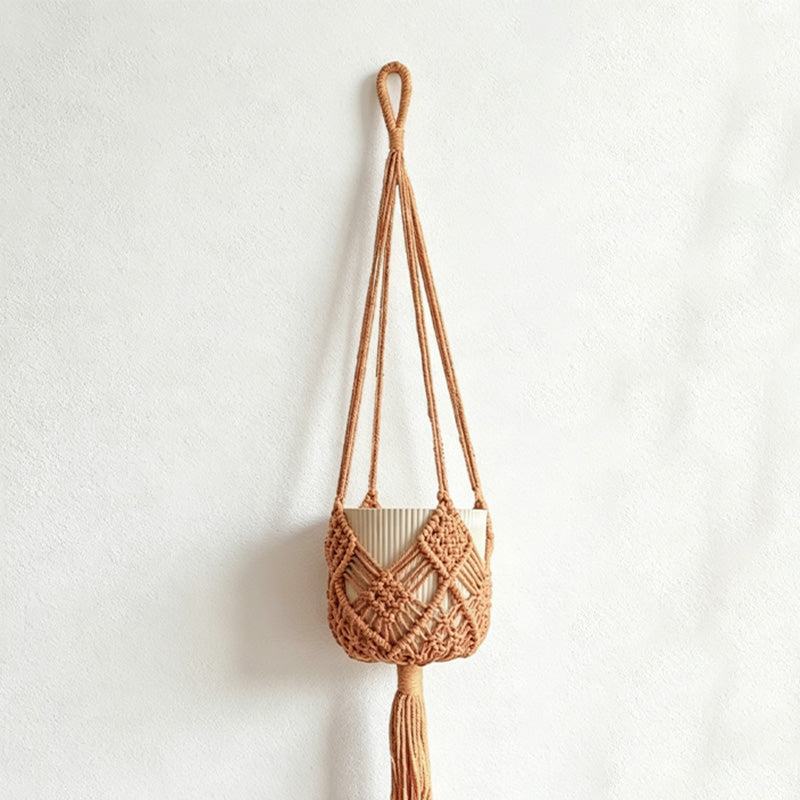 CouldNook Macrame Hanging Basket - Plant Holder Decor