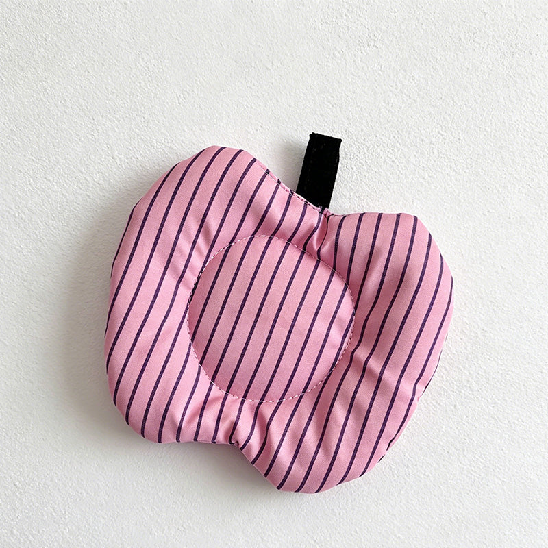 CouldNook Apple Shaped Quilted Coaster - Aesthetic Fabric Drink Mat