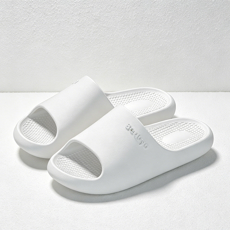 CouldNook Cushioned EVA Open Toe Slide Slippers - Soft Home Accent