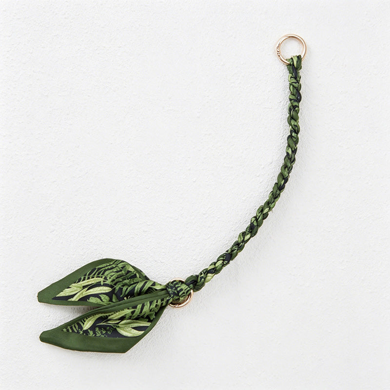 CouldNook 10.24'' Green Series Short Leaf Ribbon Bag Strap - Mini Accent