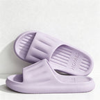 CouldNook Ribbed Sole Home Slippers - Easy Storage Accent