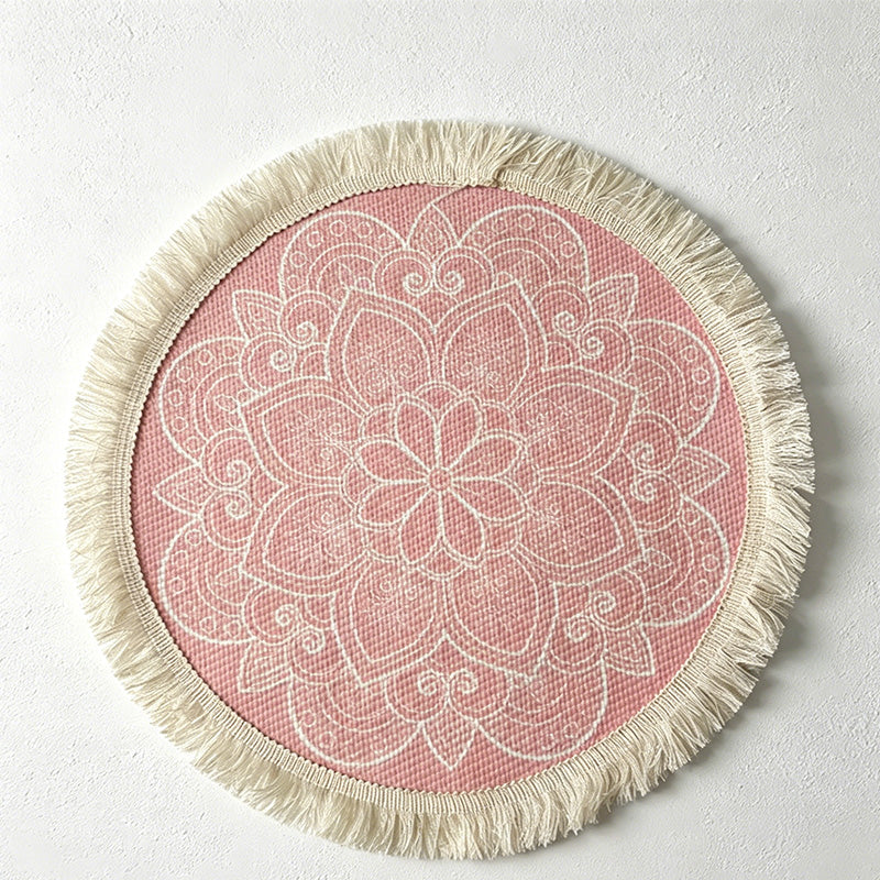 CouldNook Bohemian Tassel Placemat - Aesthetic Woven Table Mat