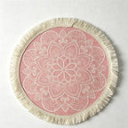 CouldNook Bohemian Tassel Placemat - Aesthetic Woven Table Mat