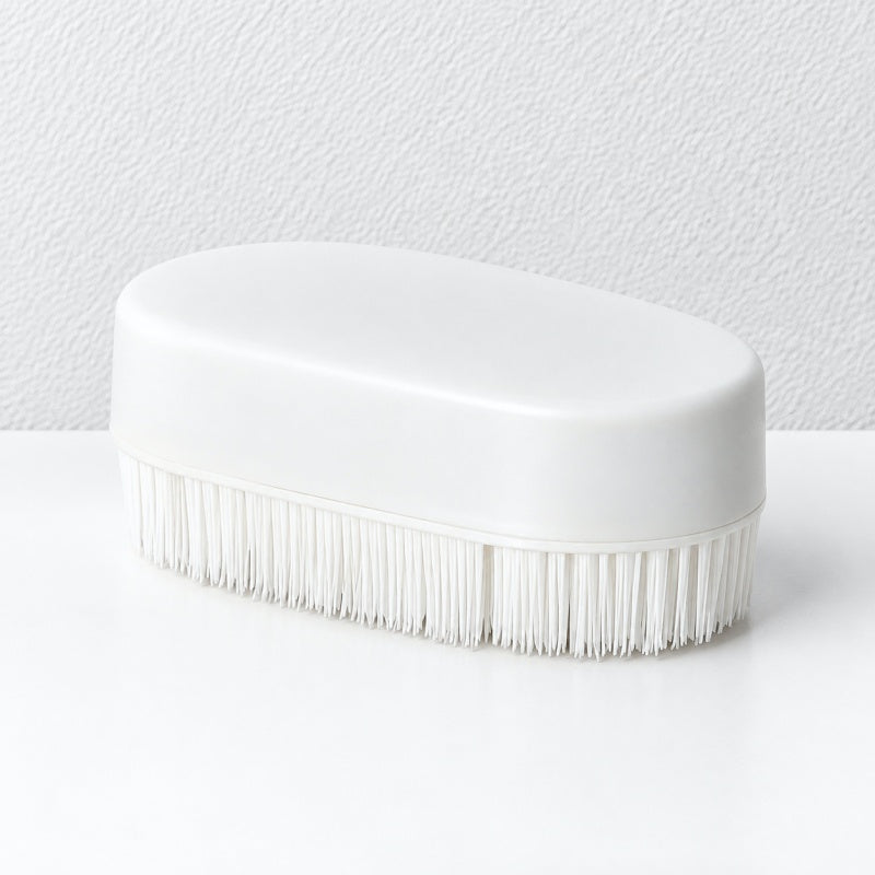 CouldNook Soft Bristle Laundry Brush - Rounded Handheld Grip