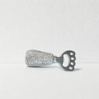 CouldNook Rhinestone Paw‑Shaped Bottle Opener‑Magnetic Fridge Mount