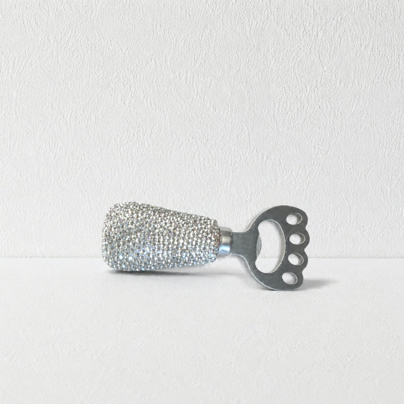 CouldNook Rhinestone Paw‑Shaped Bottle Opener‑Magnetic Fridge Mount