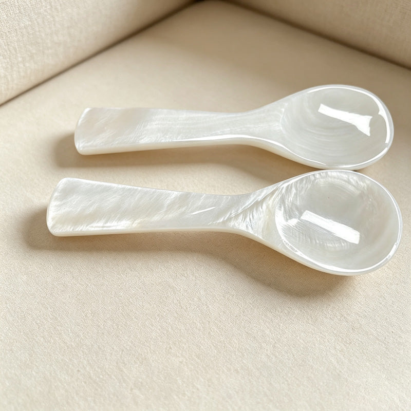 CouldNook Shell Condiment Spoon - Comfortable Handheld Shape Table Setting