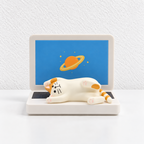 CouldNook Cat Phone Stand - Resting Figures and Book or Bakery Shapes