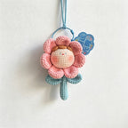 CouldNook Plush Flower Doll Ornament - Six Petal Colors