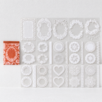 CouldNook Lace PET Sticker Book - Six Vintage Designs