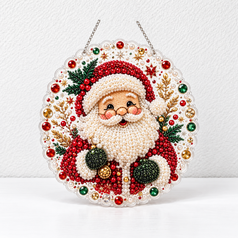 CouldNook Diamond Painting Hanging Ornament Kit - Seasonal Designs And Chain