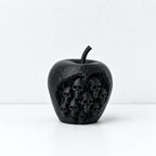 CouldNook Skull Apple Ornament - Recessed Faces And Curved Stem