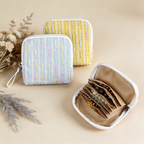 CouldNook Pleated Square Travel Jewelry Case - Welcoming Home Companion