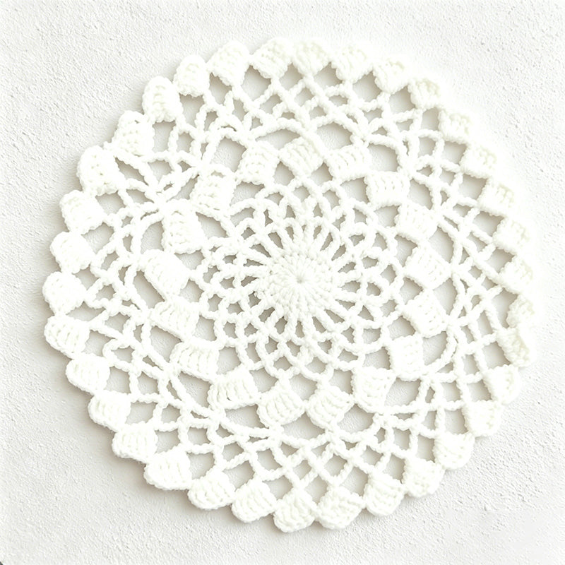 CouldNook Hand Crochet Cotton Coaster & Table Runner - Boho Table Decor