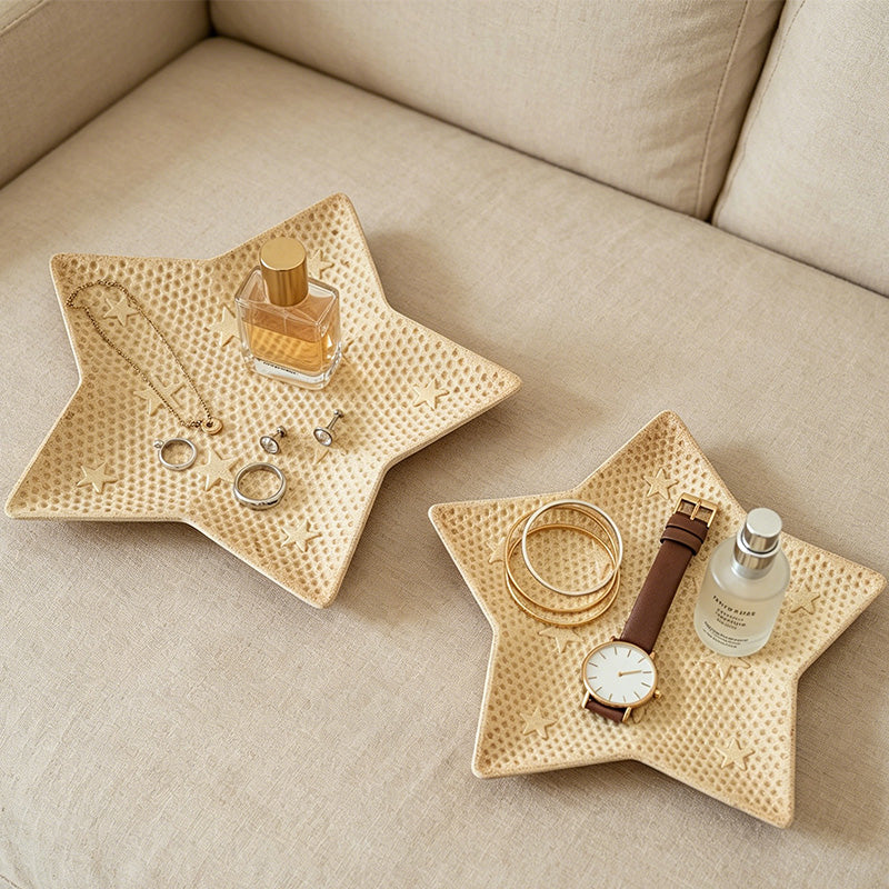 CouldNook Raw Texture Blank Craft Trays - Jewelry Catchall Dishes