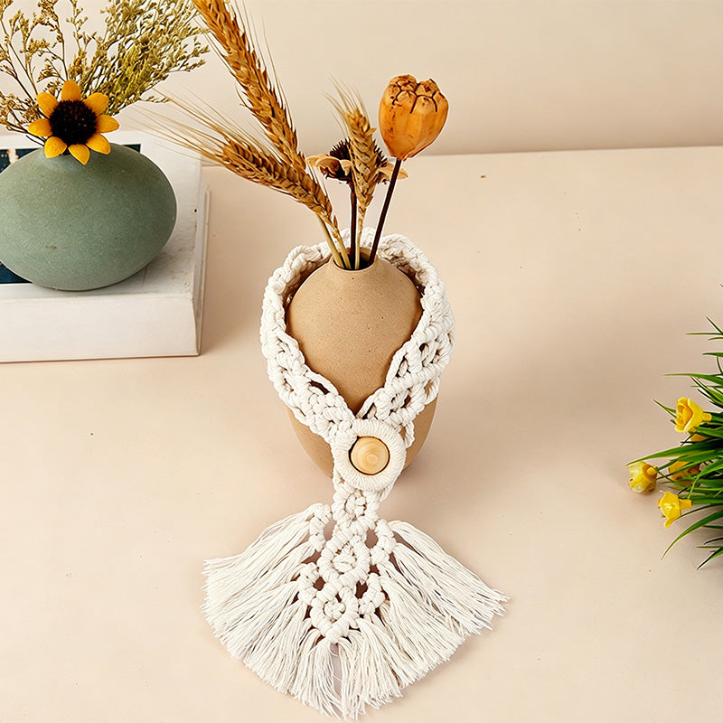 CouldNook Macrame Curtain Tieback - Window Drapery Accent
