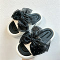 CouldNook Quilted Bow EVA Slide Slippers - Soft Home Accent