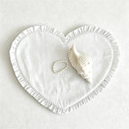 CouldNook Lace Heart Large Placemat - Aesthetic Fabric Table Decor
