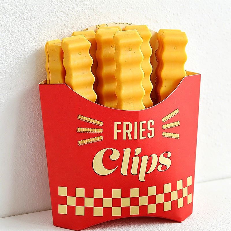 CouldNook Fries Magnetic Bag Sealing Clip Set - Snack Storage Accent