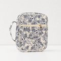 Cyan‑Blue Floral