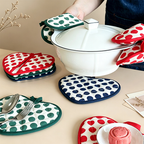 CouldNook Heart Shape Pot Holder - Kitchen Heat Accent
