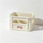 CouldNook Ceramic Snack Bowl - Mini Crate Shape and Open Side Cutouts