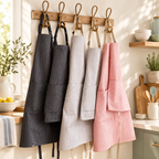 CouldNook Striped Family Cooking Apron - Adult Child Options