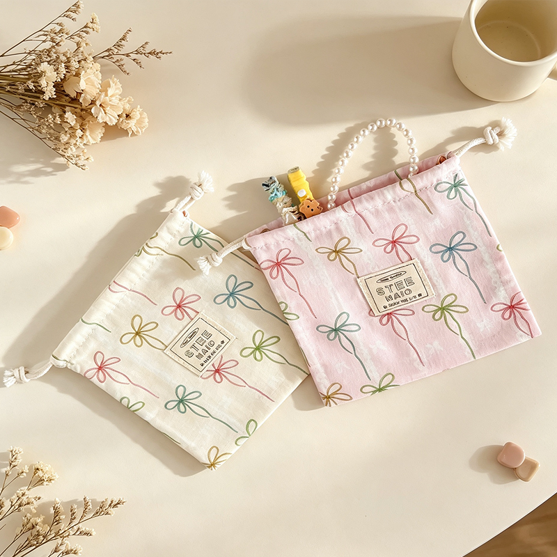 CouldNook Pink Floral Mini Organizer Bag - Friendly Shelf Companion