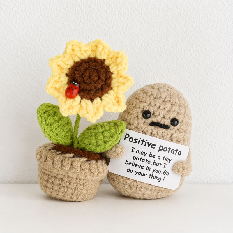 CouldNook Sunflower Gift Box Set - Paired Message Figure