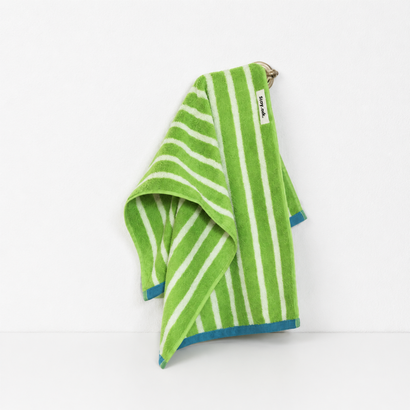 CouldNook Color Block Cotton Towel - Striped Face and Bath Sizes