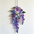 CouldNook Acrylic Floral Window Hanging - Cascading Blossoms And Leaves