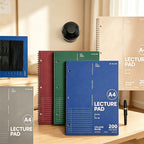 CouldNook Tear-Off Lecture Notebook - Three Punched Holes and Ruled Sheets