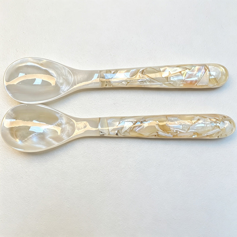 CouldNook MK2PEM6K16KU106 Condiment Spoon - Distinctive Decorative Profile Table Setting
