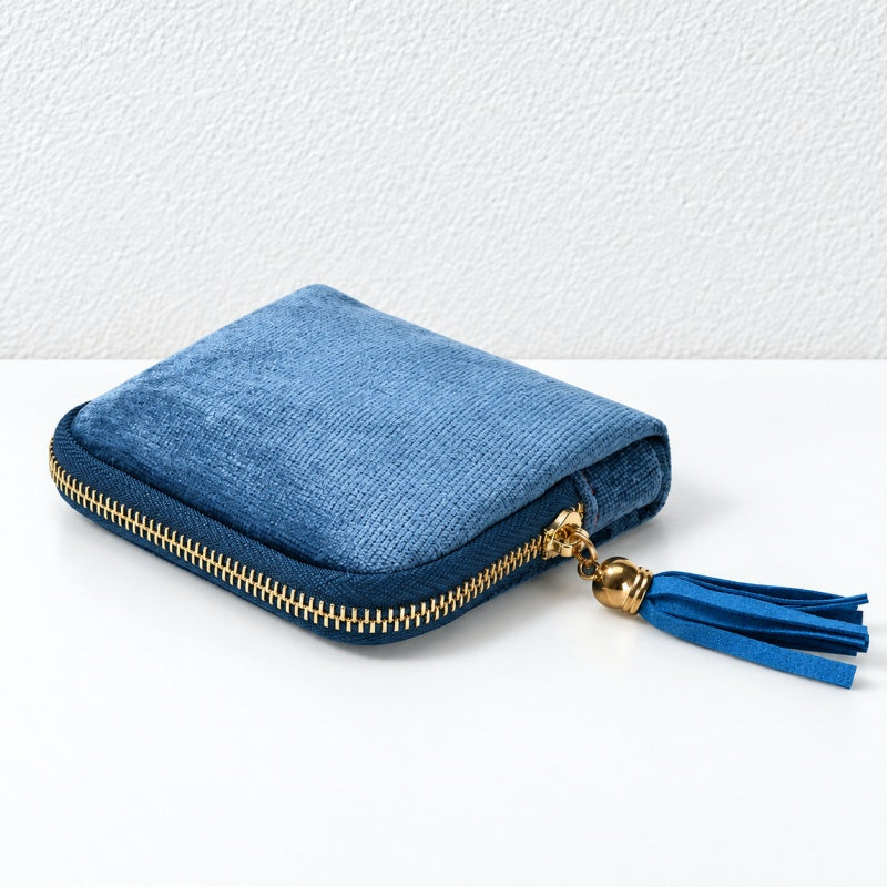 CouldNook Jewelry Pouch - Layered Interior and Tassel Zip Detail