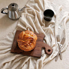 CouldNook Textured Table Cloth - Solid Colors and Soft Frayed Edges