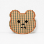 CouldNook Gingham Character Patch - Fruit Animal and Shape Designs