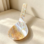 CouldNook Polished Shell Serving Spoon - Colorful Visual Finish