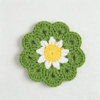 CouldNook Yarn Flower Basket Coaster - Bouquet Display Options