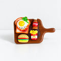 CouldNook Mini Meal Tray Magnet - Raised Food Assortment