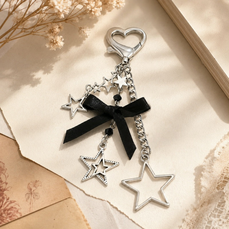 CouldNook Bow Star Phone Charm - Loop Cord Attachment