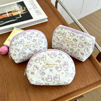 CouldNook Quilted Cat Cake Print Cosmetic Bag - Vanity Storage Accent